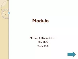 modulo
