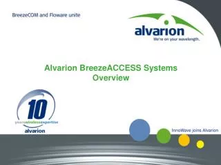 Alvarion BreezeACCESS Systems Overview