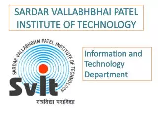 SARDAR VALLABHBHAI PATEL INSTITUTE OF TECHNOLOGY
