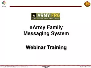 eArmy Family Messaging System