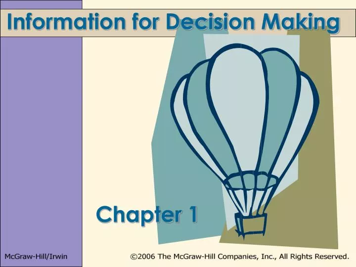 information for decision making