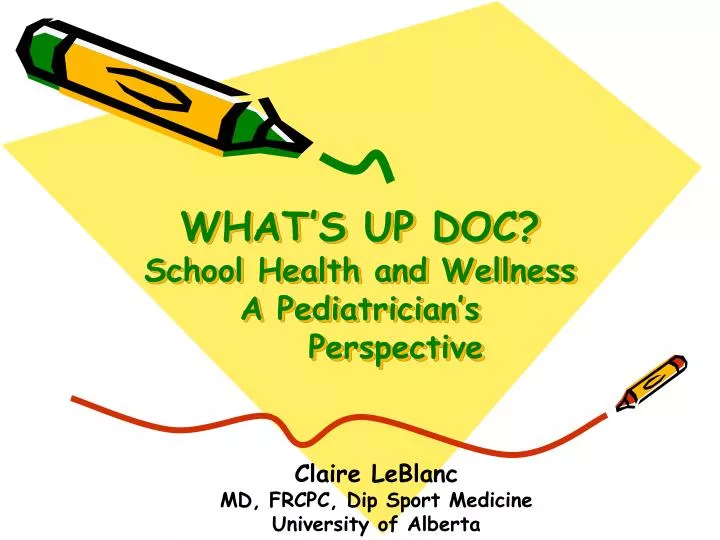 what s up doc school health and wellness a pediatrician s perspective