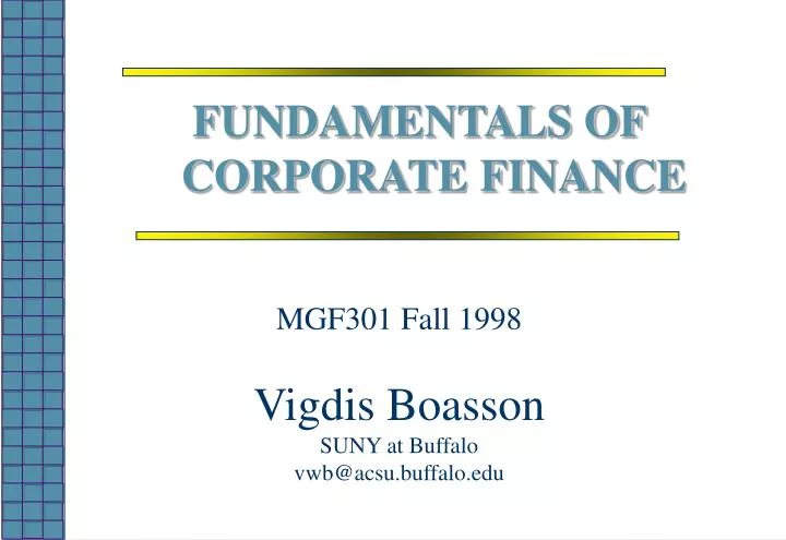 mgf301 fall 1998 vigdis boasson suny at buffalo vwb@acsu buffalo edu