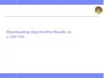How to Download Survey Responses from QuestionPro as a CSV File - slide 1