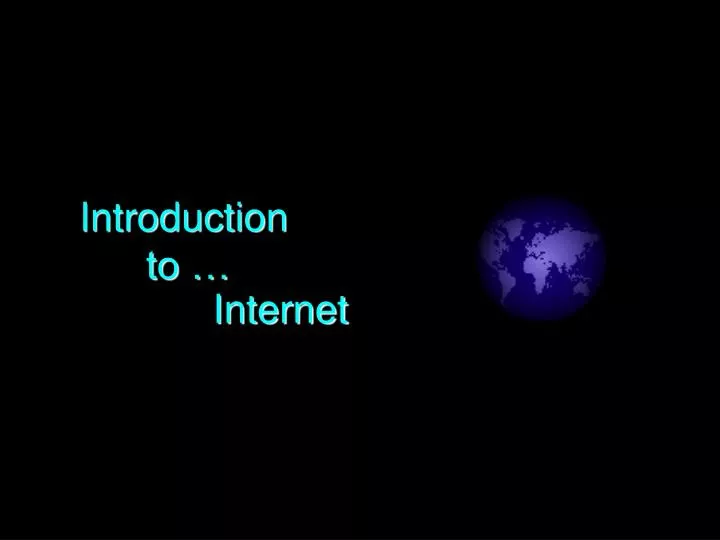 introduction to internet