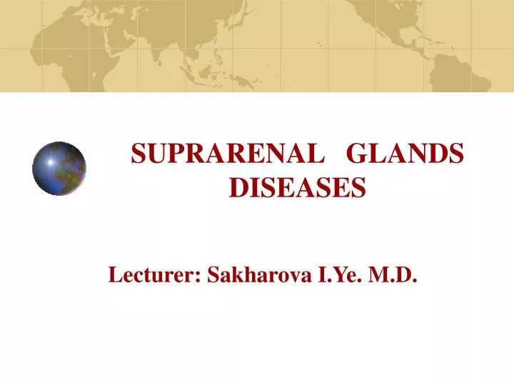 suprarenal glands diseases