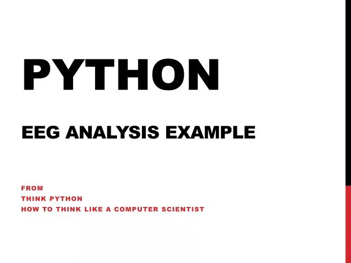 python eeg analysis example