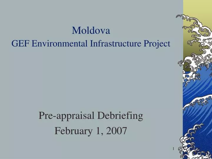 moldova gef environmental infrastructure project