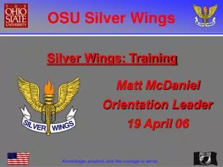 Silver Wings: Training