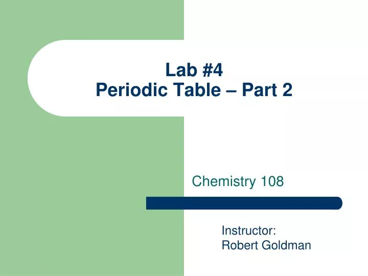 lab 4 periodic table part 2