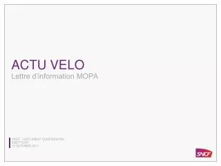 actu velo