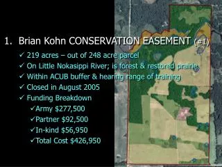 1. Brian Kohn CONSERVATION EASEMENT (#1)