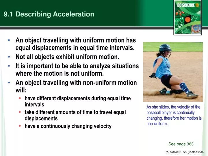 9 1 describing acceleration