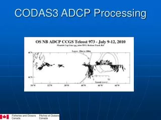 CODAS3 ADCP Processing