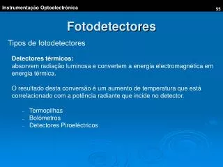 fotodetectores