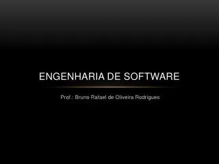 engenharia de software