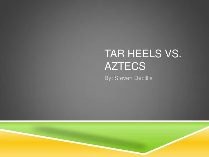 tar heels vs aztecs