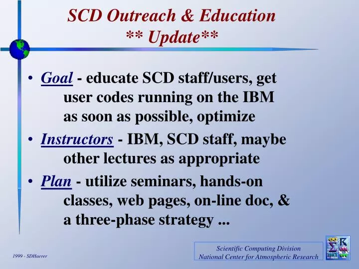 scd outreach education update