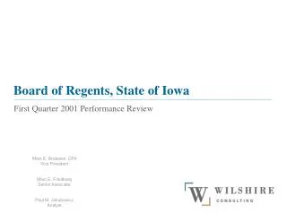 Board of Regents, State of Iowa