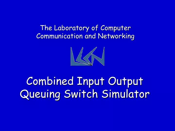 combined input output queuing switch simulator