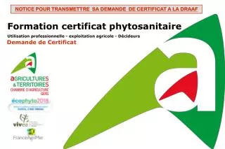 demande de certificat