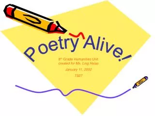 Poetry Alive!