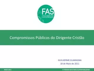 compromissos p blicos do dirigente crist o