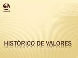 hist rico de valores