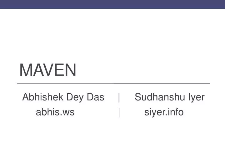 maven