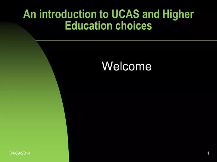 an introduction to ucas and higher education choices