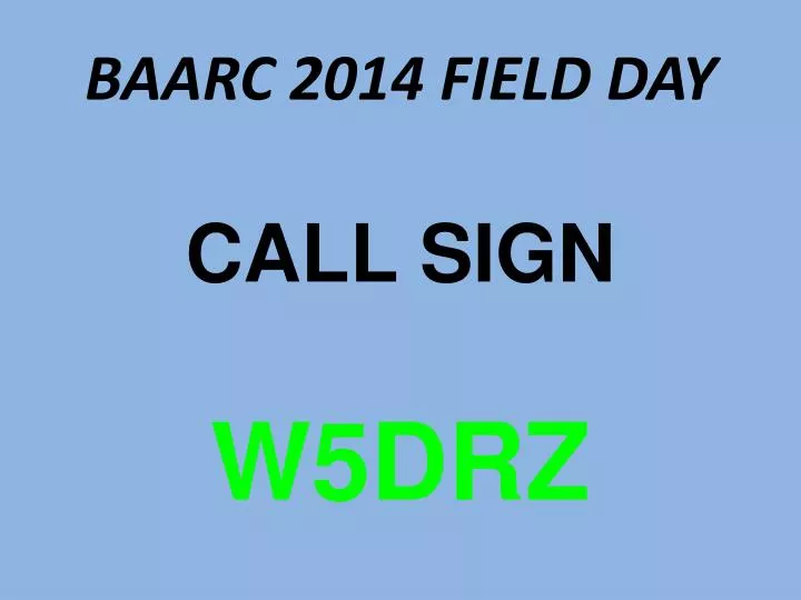 baarc 2014 field day