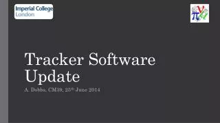 Tracker Software Update