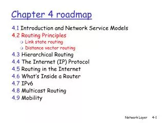 chapter 4 roadmap