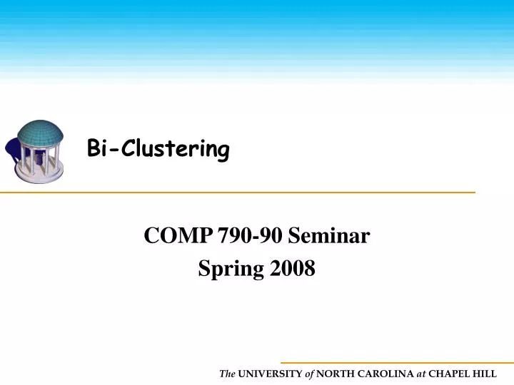bi clustering