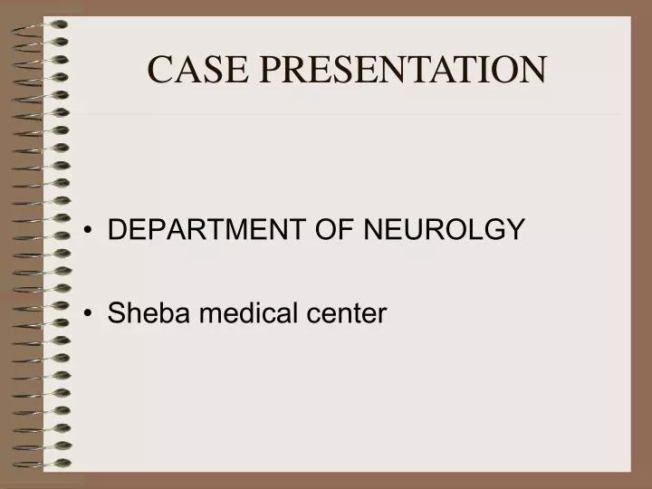 case presentation