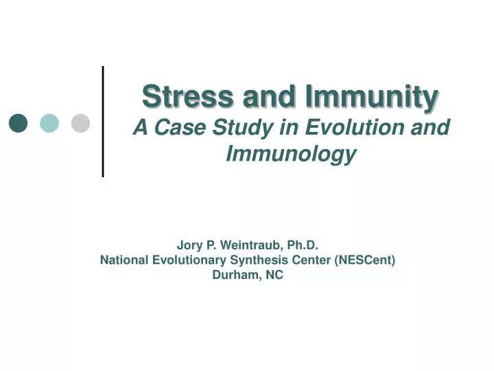 stress and immunity a case study in evolution and immunology