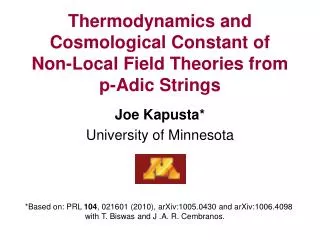 Thermodynamics and Cosmological Constant of Non-Local Field Theories from p-Adic Strings