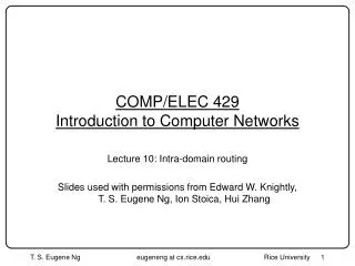 comp elec 429 introduction to computer networks