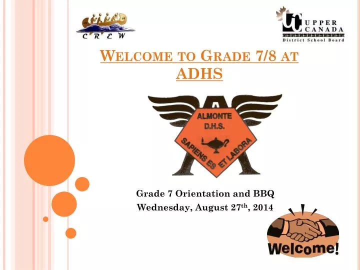 welcome to grade 7 8 at adhs