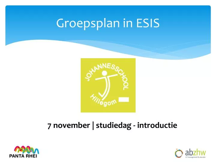 groepsplan in esis