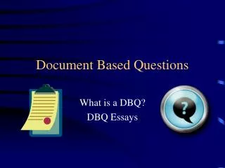 Document Based Questions