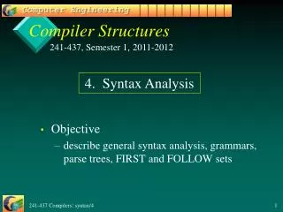 Compiler Structures
