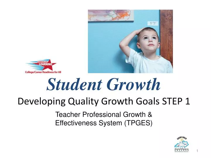 student growth developing quality growth goals step 1