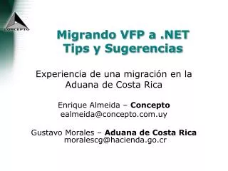 migrando vfp a net tips y sugerencias