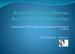 action de transfert r seau rural languedoc roussillon