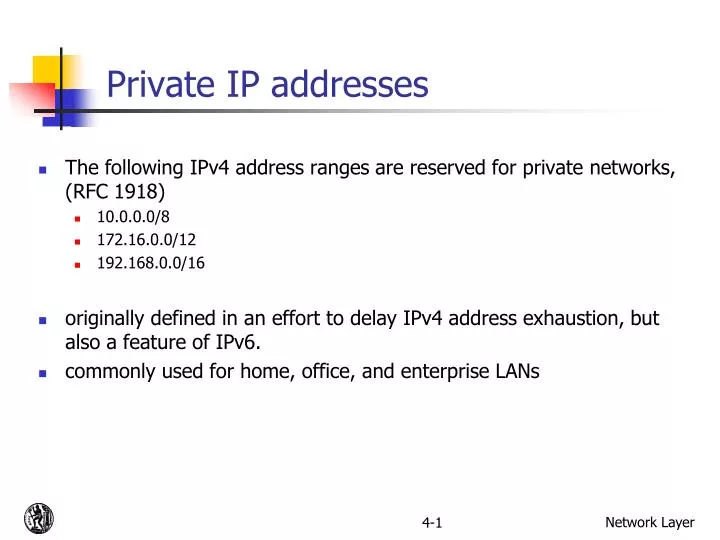 private ip addresses
