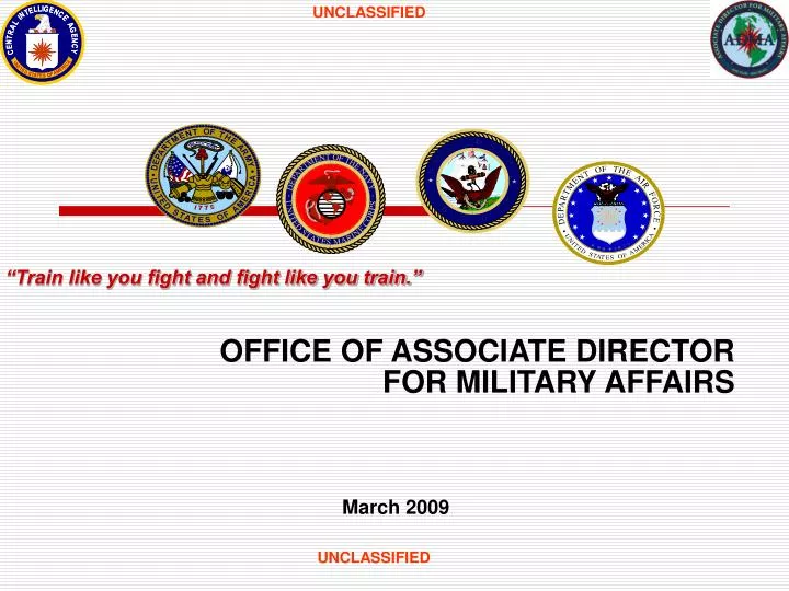 office of associate director for military affairs