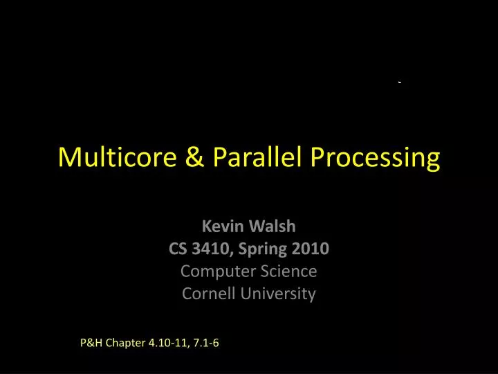 multicore parallel processing
