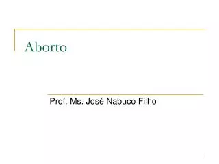 aborto