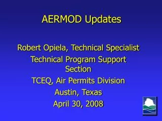 AERMOD Updates